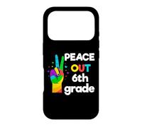 Peace Out Sixth 6th Grade Last Day School Graduation Case for iPhone 17 Pro