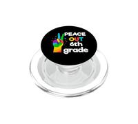 Peace Out Sixth 6th Grade Last Day School Graduation PopSockets PopGrip for MagSafe