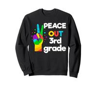 Peace Out Third 3rd Grade Last Day School Graduation Sweatshirt