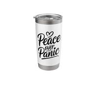 Peace Over Panic Stainless Steel Insulated Tumbler