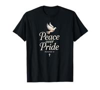 Peace Over Pride Romans 14 Christian Unity Scripture T-Shirt
