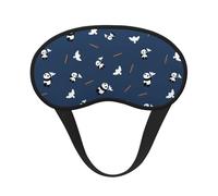 Peace Panda Premium Eye Mask â€“ Soft Satin Sleep Mask with Full-Print Front Design, 100% Polyester Shade Eye Cover for Travel, Meditation, Yoga & Night Rest
