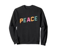 Peace Paper Fold Funny Inspiring Minimalist Men Women Sweatshirt