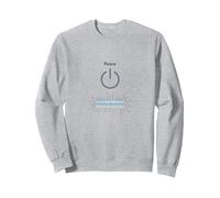 Peace Power: Tranquil Technology for Mindful Living Sweatshirt, Adult Unisex, Heather Grey, M
