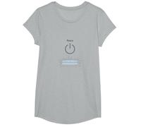 Peace Power: Tranquil Technology for Mindful Living T-Shirt, Girls, Heather Grey, Medium
