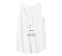 Peace Power: Tranquil Technology for Mindful Living Tank Top, Women, White, XL
