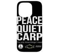 Peace Quiet Carp The Only Three Things I Need Case for iPhone 14 Pro