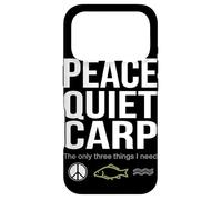 Peace Quiet Carp The Only Three Things I Need Case for iPhone 17 Pro