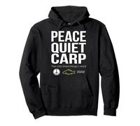 Peace Quiet Carp The Only Three Things I Need Pullover Hoodie