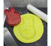 Peace Sign Cookie Cutter 3D Printed Biscuit Stamp Fondant Cake Decoration