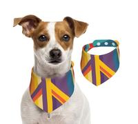 Peace Sign Dog Bandana Cat Bandana 1PC Dog Accessories for Small Dogs