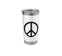Peace Sign Global World Peace Different Languages Typography Stainless Steel Insulated Tumbler