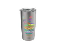 Peace Sign Language Hippies 70s Respect Unity Love Hope Stainless Steel Insulated Tumbler