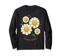 Peace Sign Love 60s 70s Groovy Hippie Long Sleeve T-Shirt
