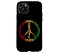 Peace Sign Music Notes Jamaica Rasta Reggae Case for iPhone 11 Pro