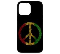 Peace Sign Music Notes Jamaica Rasta Reggae Case for iPhone 13 Pro Max