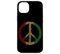 Peace Sign Music Notes Jamaica Rasta Reggae Case for iPhone 14 Plus