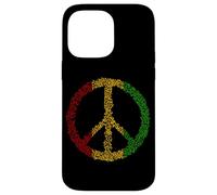 Peace Sign Music Notes Jamaica Rasta Reggae Case for iPhone 14 Pro Max
