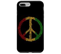 Peace Sign Music Notes Jamaica Rasta Reggae Case for iPhone 7 Plus/8 Plus