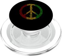 Peace Sign Music Notes Jamaica Rasta Reggae PopSockets PopGrip for MagSafe