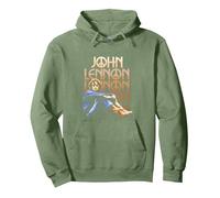 Peace Sign Name Pullover Hoodie, Adult Unisex, Sage Green, Small