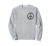 Peace Sign Pocket | Broken Rifle, Anti-Violence - Symbol Sweatshirt