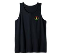 Peace Sign Rasta Reggae Colours Jamaica Reggae Roots Tank Top