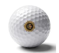 Peace Sign U.S. Flag Sunflower Personalized Printed Golf Balls Funny Practice Ball Gifts for Men Women Golfers