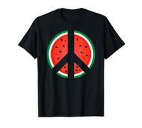 Peace Sign Watermelon Shirt Hippie Value Graphic T-Shirt