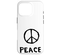 Peace Sign World Peace Symbol Hope Harmony Festval Future Case for iPhone 16 Pro