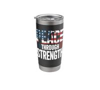 Peace Through Strength Trump Patriot Stainless Steel Insulated Tumbler
