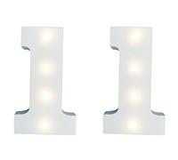 Peace & Thyme Set of Light-Up Numbers - Number 11 - Age 11 - HEIGHT 15cm