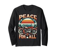 Peace to All Riders Ride for Unity & Brotherhood Tee Freedom Long Sleeve T-Shirt
