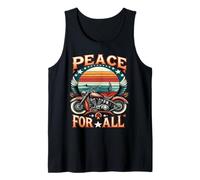 Peace to All Riders Ride for Unity & Brotherhood Tee Freedom Tank Top