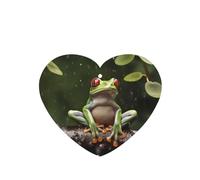 Peace Tree Frog Car Air Fresheners Cards Set of 4 Pieces, Long-Lasting Auto Aromatherapy Tablets Gifts Car Rearview Mirror Pendant Hanging Scented Cards for Wardrobe Bathroom