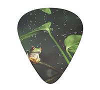 Peace Tree Frog Guitar Plectrums Classical Triangle Bass Acoustic And Electric Guitar Plectrums For Guitarists 12 Pieces