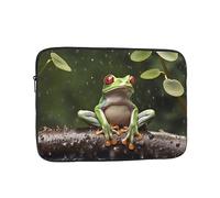 Peace Tree Frog Laptop Case Sleeve Water Resistant Laptop Bag Men Women Shockproof Protective Notebook Case 10 inch