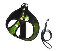 Peace Tree Frogs printing Dog Harness with Leash Set, Step-in Breathable Puppy Cat Dog Vest, No Pull Adjustable Puppy Harness