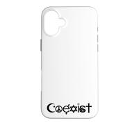 Peace Unity Diversity Love Symbol Aesthetic Minimal Design Case for iPhone 16 Plus