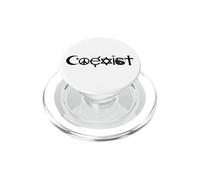 Peace Unity Diversity Love Symbol Aesthetic Minimal Design PopSockets PopGrip for MagSafe