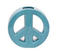 Peace Vase - Hand-Crafted Ceramic Vase - One of a Kind - Beautiful Home Decor - Durable and Timeless - Versatile Elegance - The Original Peace Vase - Elevate Your Home! (Blue)