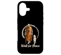 Peace Walking Monks and Aloka Dog Walk for Peace Case for iPhone 17