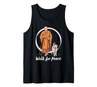 Peace Walking Monks and Aloka Dog Walk for Peace Men Women Tank Top