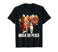 Peace Walking Monks and Aloka Dog Walk for Peace T-Shirt