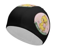 Peace Was Never An Option Funny Swimming Cap Women Men Swim Hat for Long And Short Hair
