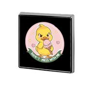 Peace Was Never An Option Square Brooch Metal Pin Badges Fashion Lapel Pins Jewellery Unisex