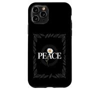 "Peace" with Daisy Flower Power 60s 70s Hippie & Boho Style Case for iPhone 11 Pro