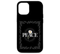"Peace" with Daisy Flower Power 60s 70s Hippie & Boho Style Case for iPhone 12/12 Pro