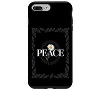 "Peace" with Daisy Flower Power 60s 70s Hippie & Boho Style Case for iPhone 7 Plus/8 Plus