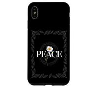 "Peace" with Daisy Flower Power 60s 70s Hippie & Boho Style Case for iPhone XS Max